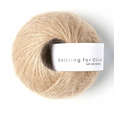Soft Silk Mohair Mushroom Rose RMS Knitting for Olive