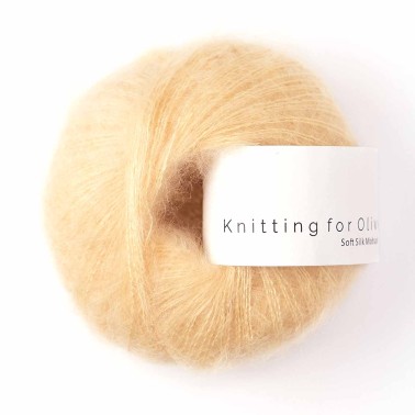 Soft Silk Mohair Soft Peach RMS Knitting for Olive