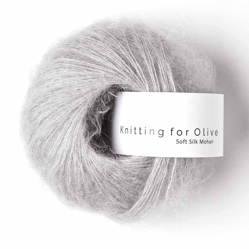 Soft Silk Mohair Soft Blue RMS Knitting for Olive