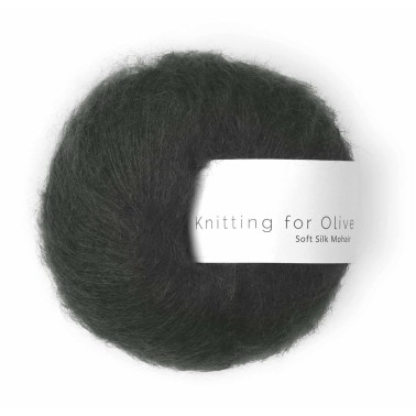 Soft Silk Mohair Slate Green RMS Knitting for Olive