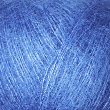 Soft Silk Mohair Poppy Blue RMS Knitting for Olive
