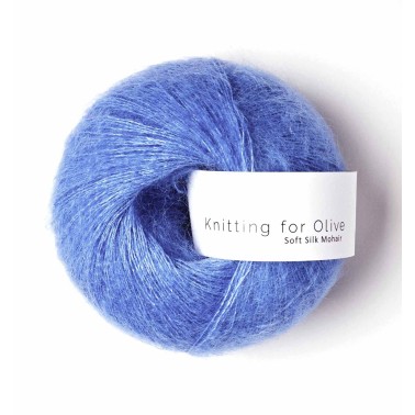 Soft Silk Mohair Poppy Blue RMS Knitting for Olive