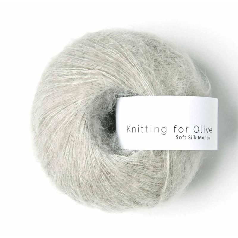 Soft Silk Mohair Morning Haze RMS Knitting for Olive