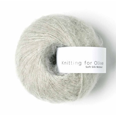 Soft Silk Mohair Morning Haze RMS Knitting for Olive