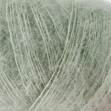 Soft Silk Mohair Eucalyptus RMS Knitting for Olive