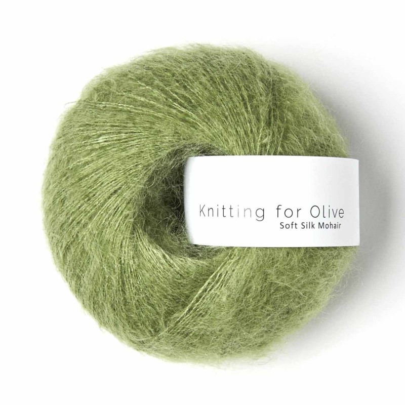 Soft Silk Mohair Pea Shoots RMS Knitting for Olive