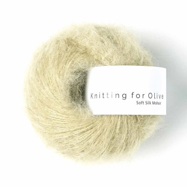 Soft Silk Mohair Fennel Seed RMS Knitting for Olive