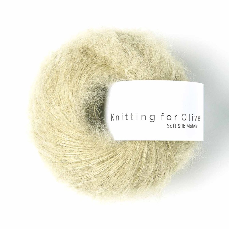 Soft Silk Mohair Fennel Seed RMS Knitting for Olive