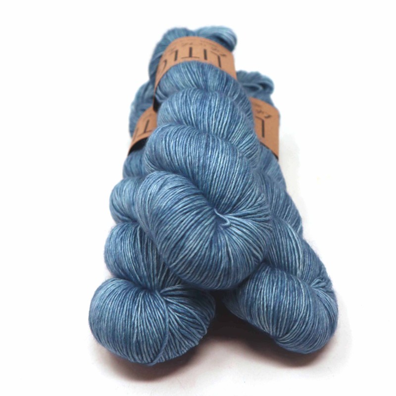 LITLG Singles Selvedge 100% yarn fingering Superwash Merino premium , 1 single ply 