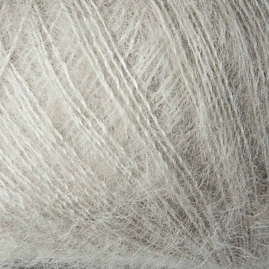 Knitting For Olive Soft Silk Mohair Pearl Grey  Mohair Strong, Responsibly and ethically sourced