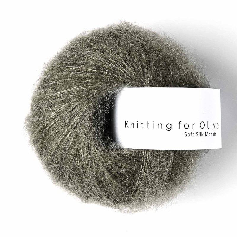 Soft Silk Mohair Dusty Sea Green RMS Knitting for Olive