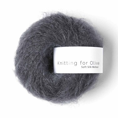Soft Silk Mohair Midnight RMS Knitting for Olive