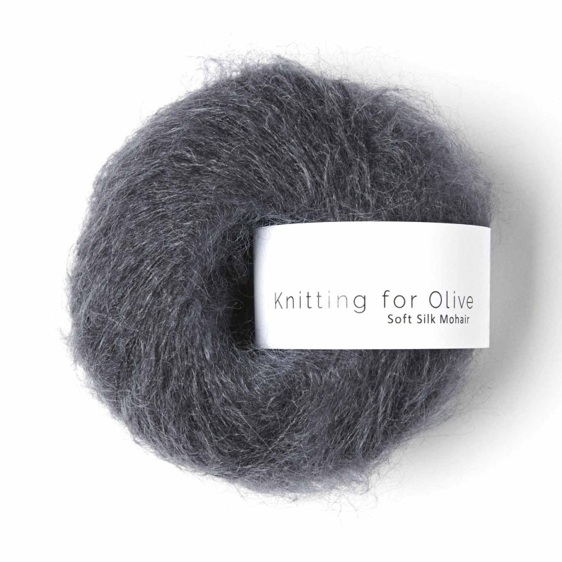 Soft Silk Mohair Midnight RMS Knitting for Olive