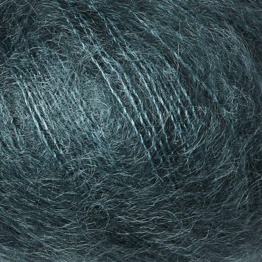 Knitting For Olive Soft Silk Mohair Petroleum Green mohair duradero y obtenido éticamente