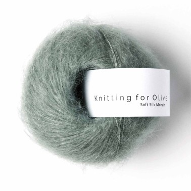 Soft Silk Mohair Dusty Aqua RMS Knitting for Olive