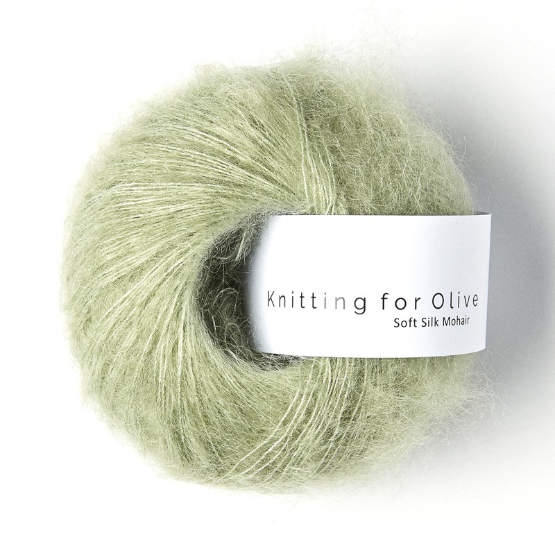 Soft Silk Mohair Dusty Artichoke RMS Knitting for Olive