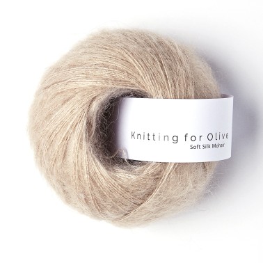 Soft Silk Mohair Powder RMS Knitting for Olive