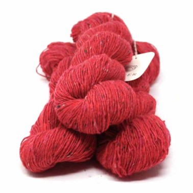 Isager Tweed Raspberry