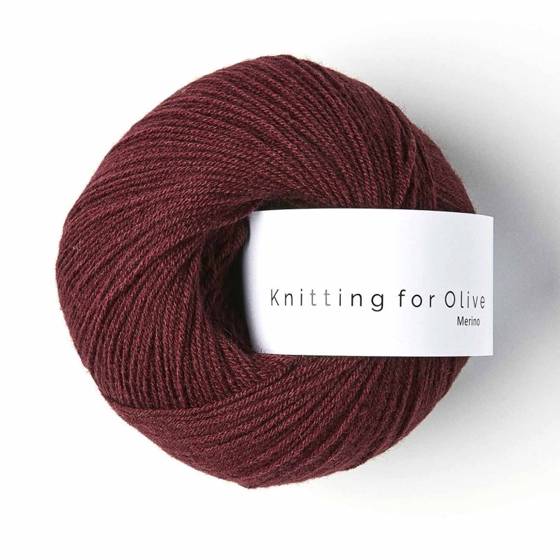 Merino Bordeaux RMS Knitting for Olive