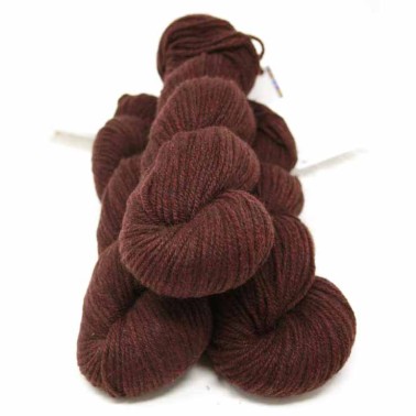 Myak - Baby Yak Medium Burgundy worsted yarn very soft