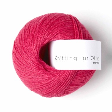 Merino Pink Daisies RMS Knitting for Olive