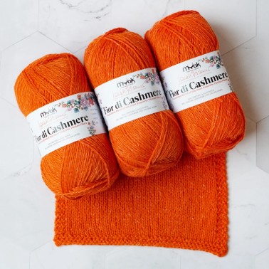 mYak Flor di Cashmere Orange Crush