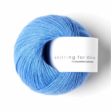 Compatible Cashmere Poppy Blue Knitting for Olive