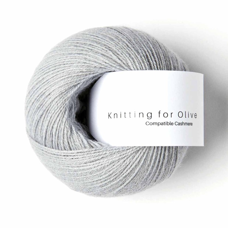 Compatible Cashmere Soft Blue Knitting for Olive grey