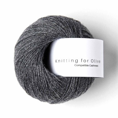 Compatible Cashmere Slate Grey Knitting for Olive