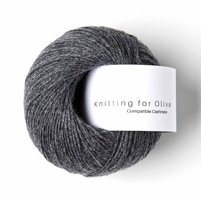 Compatible Cashmere Slate Grey Knitting for Olive