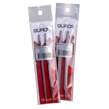 Chiaogoo Quads Interchangeable Metal Circular Knitting Needles 4" (12 cm) or 5" (13 cm)