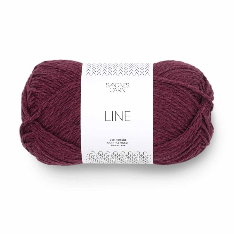 Line 4372 Burgundy Sandnes Garn