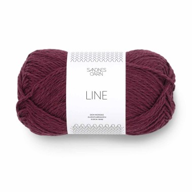 Line 4372 Burgundy Sandnes Garn