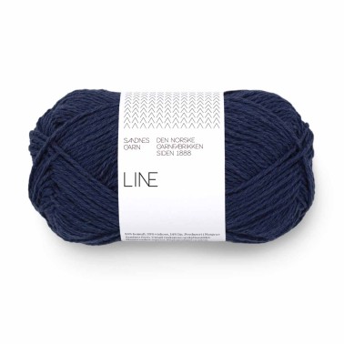 Line 6073 Seaside Navy Sandnes Garn