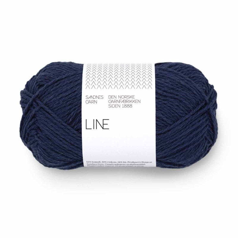 Line 6073 Seaside Navy Sandnes Garn
