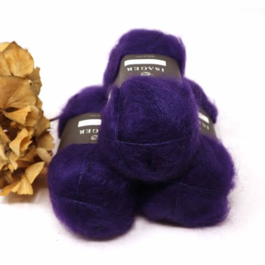 Isager Silk Mohair 14 Royal Purple