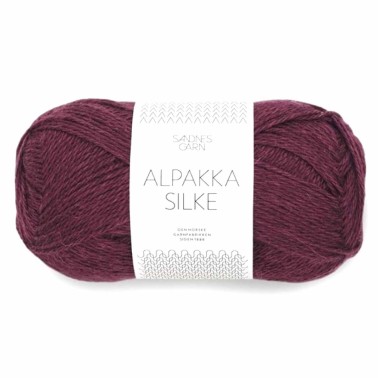 Alpakka Silke 4372 Burgundy