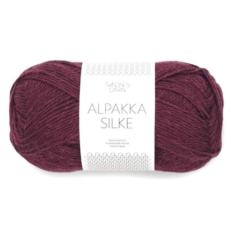 Alpakka Silke 4372 Burgundy