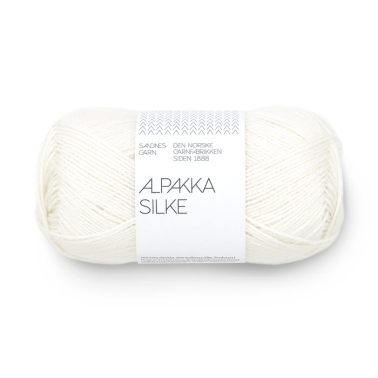 Alpakka Silke 1002 White