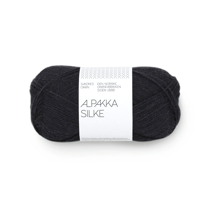 Alpakka Silke 1099 Black