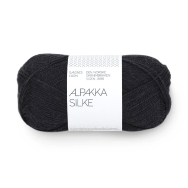 Alpakka Silke 1099 Black