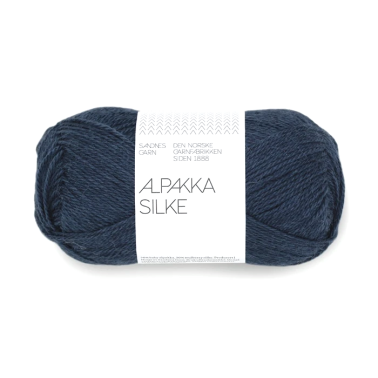 Alpakka Silke 6081 Marine