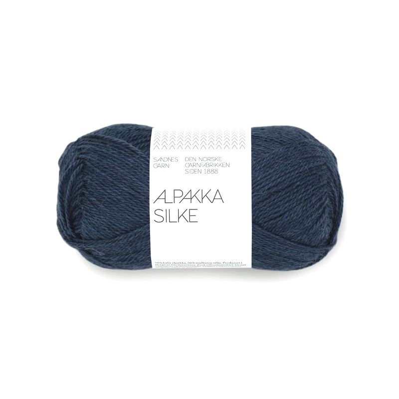 Alpakka Silke 6081 Marine