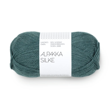 Alpakka Silke 7572 Silver Pine