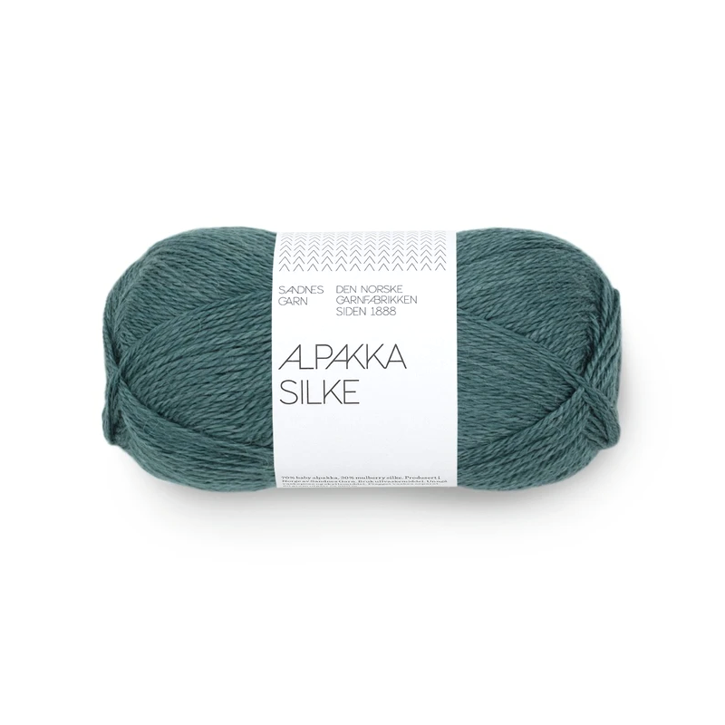 Alpakka Silke 7572 Silver Pine