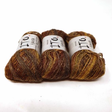 Ito Hana 0243 Bark Lana de Alpaca, Seda y Lana | Hilos Japoneses Premium