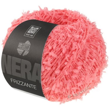 Lana Grossa Frizzante 13 Coral pink Hilo de Algodón con Efecto fleco  – Comprar Online