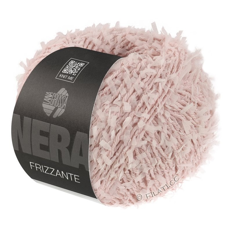Lana Grossa Frizzante 15 Light Pink Hilo de Algodón con Efecto fleco  – Comprar Online
