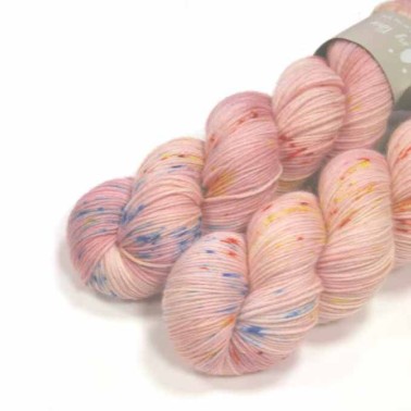 Qing Fibre Super Soft Sock - Berry Milkshake mezcla de cachemira y merino