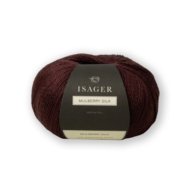 Isager Mulberry Silk Bordeaux
